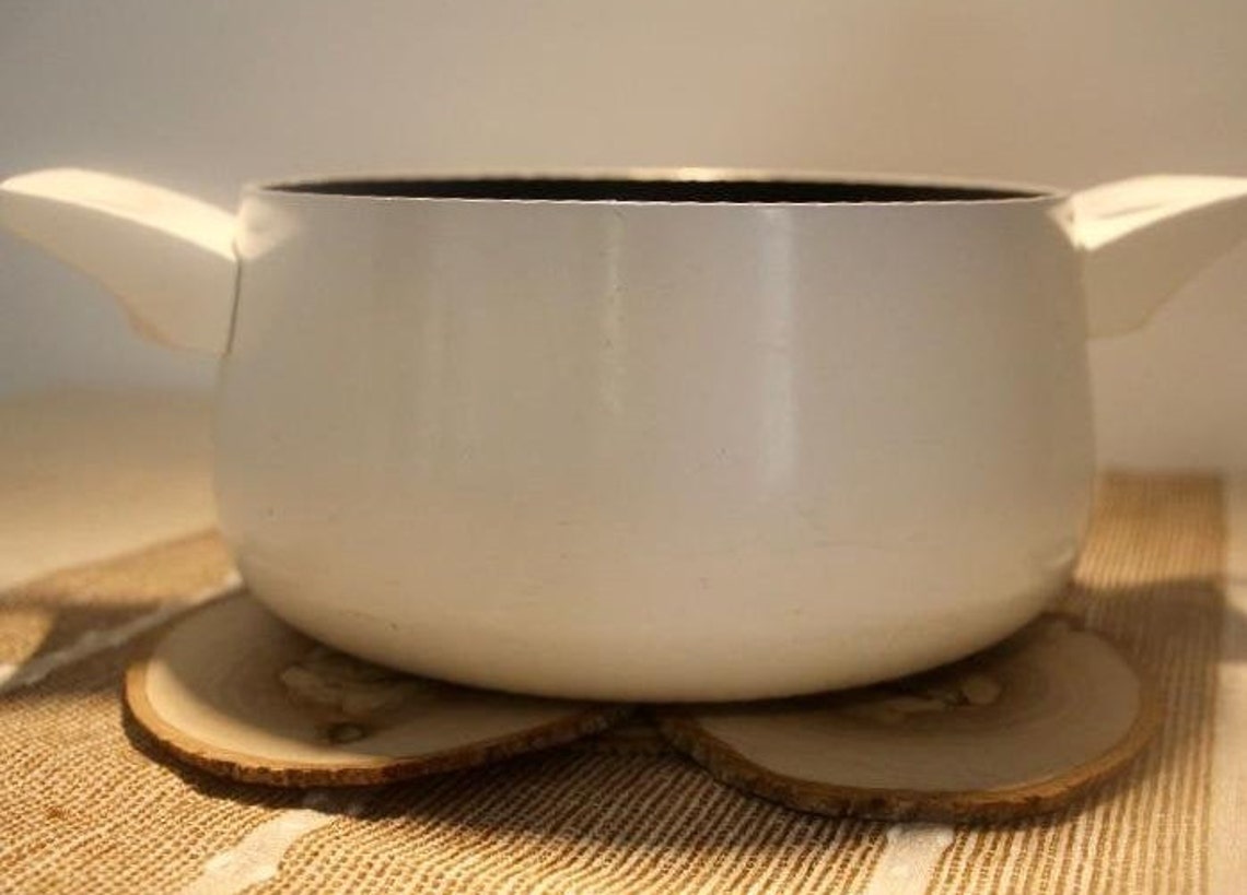 Wooden coasters for pots Etsy