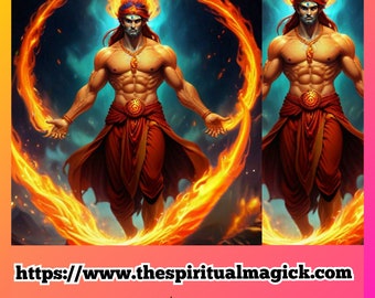 Fire Wealth Djinn Spirit Companion Binding - Unlock Rapid Financial Success, money, prosperity,abundance