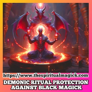Powerful Demonic Protection against Curses, Hexes, Black magic ritual binding Spell, demon, occult magic seduction,power,haunted,spirit