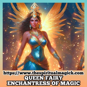 Queen Fairy Spirit Companion Binding for Unlimited Wishes, conjure, reverse adoption,metaphysical, supernatural, angel, wealth,archangel