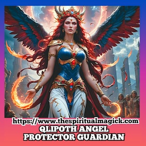 Qlipoth Angel Binding for Protection, spirit companion, guardian angel, archangel, remote binding, reverse adoption, conjure,metaphysical
