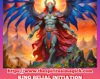 Initiation with Goetia Spirit King Belial for Wealth Attunement, Direct Portal Binding, Pact, Metaphysical, Supernatural, Occult, Talisman