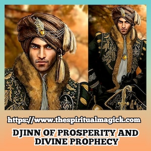 Spirit Companion  POWERFUL Djinn of Prosperity and Prophecy, Success money Wishes.Angel, Magic ring amulet,talisman, Fae,faery, dragon