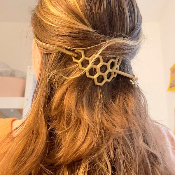 Sweet as Honey- Golden Hairpiece Clip