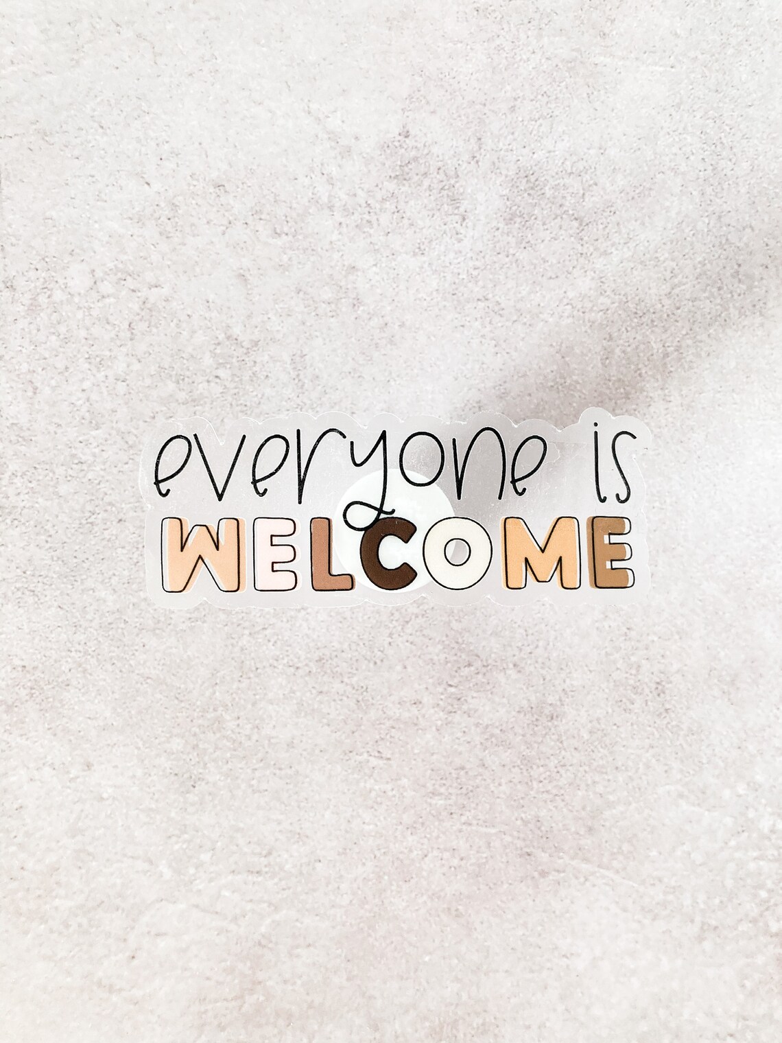 Tout le monde est le bienvenu DieCut Sticker Autocollants Etsy France