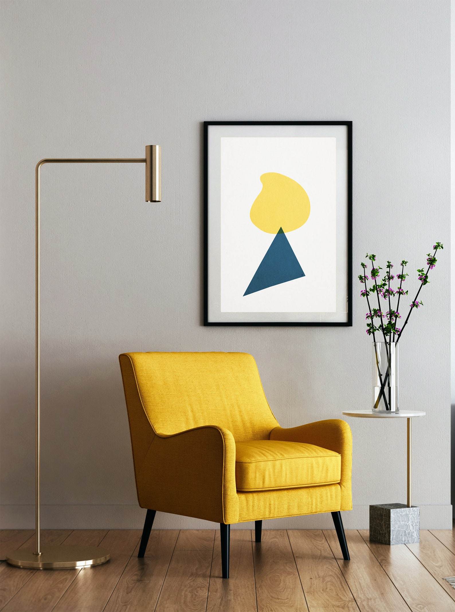 Wandbilder Minimalismus:  Einfache Zeichnungen für Groß und Klein