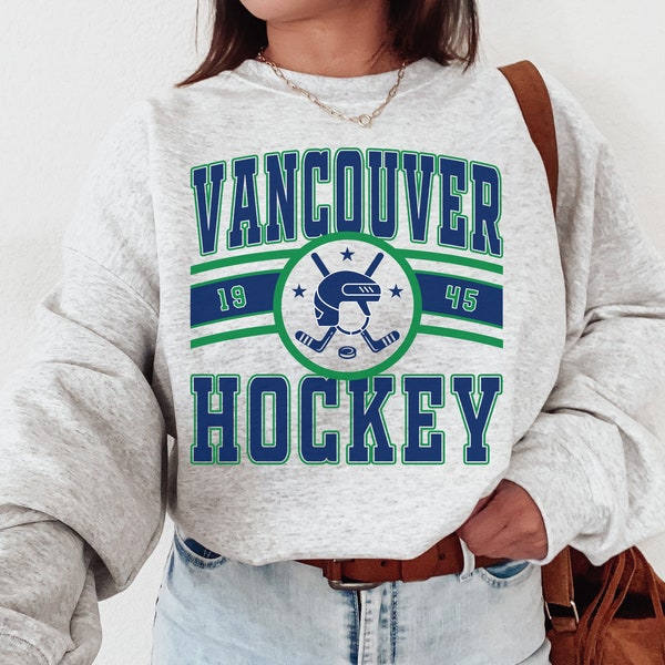 Vancouver Canuck, Vintage Vancouver Canuck Sweatshirt \ T-Shirt, Canucks Sweater, Canucks T-Shirt, Hockey Fan, Retro Vancouver Ice Hockey