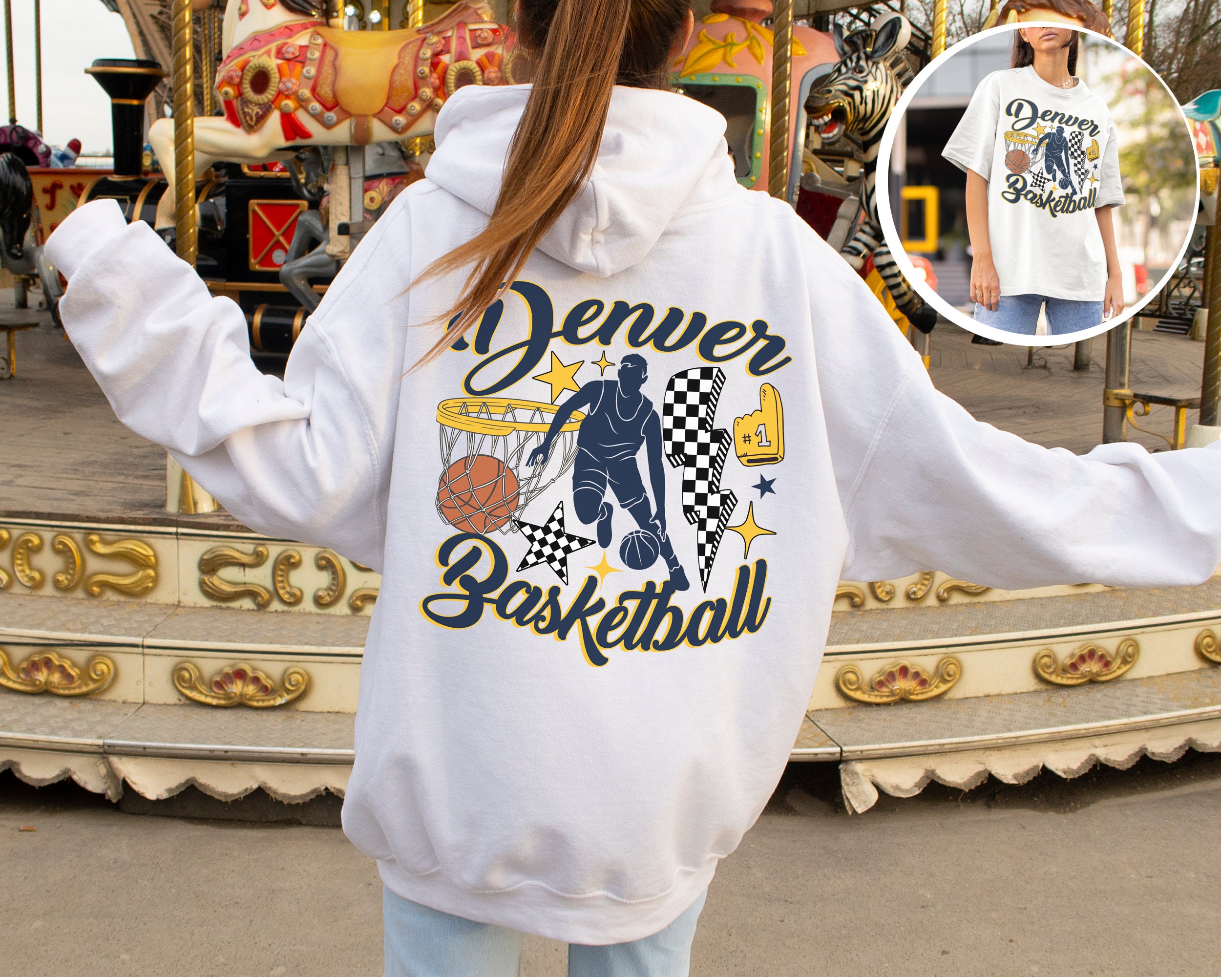 Denver Nuggets NBA City Skyline shirt, hoodie, sweater, long