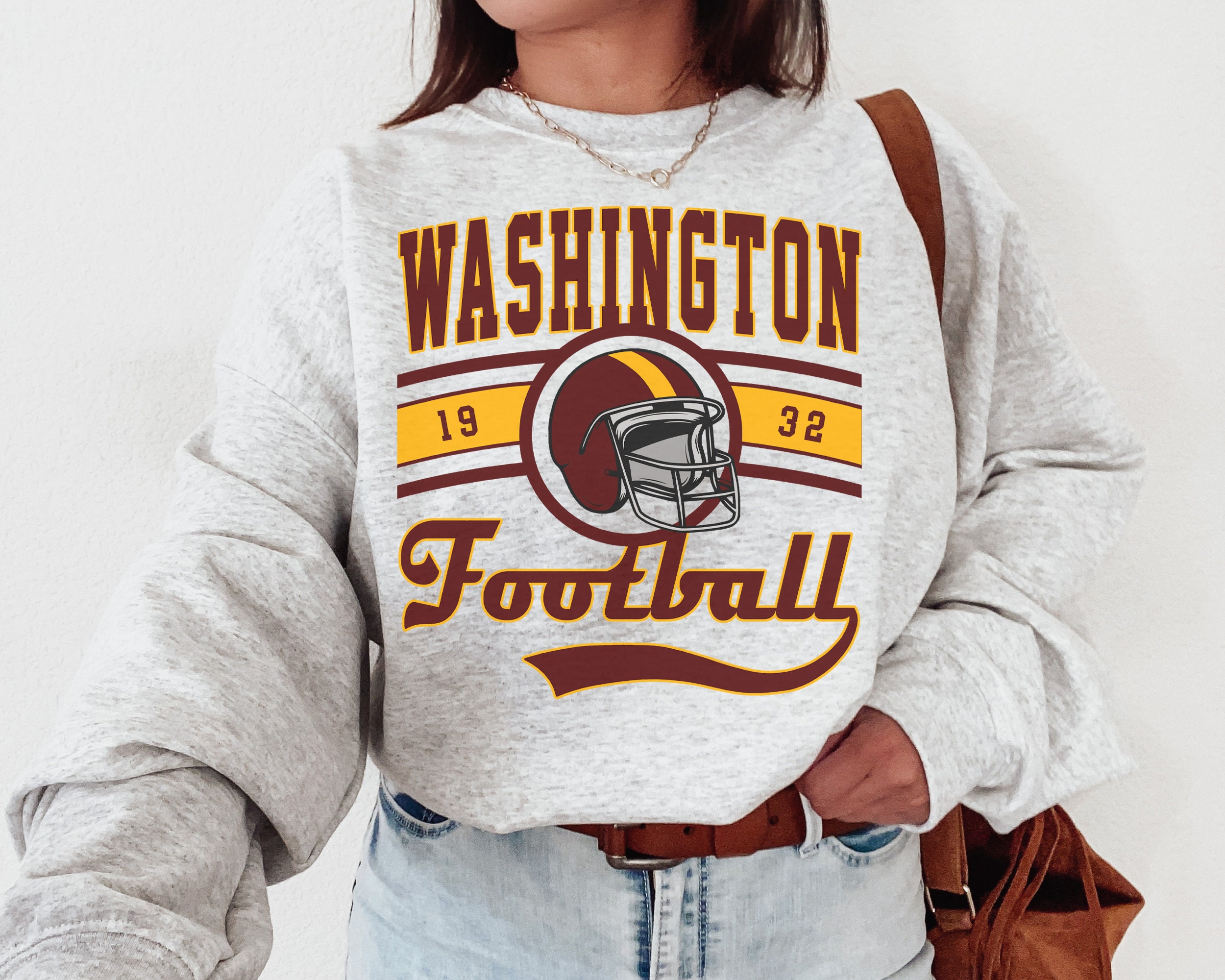 Washington Capitals Cut And Sew Crew Neck Sweatshirt - Uni Red - Mens