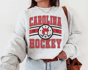 Carolina Hurricane Sweatshirt Vintage Carolina Hurricane Hurricanes Sweater Hurricanes T Shirt Hockey Fan Shirt Vintage Carolina Hockey