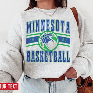 NBA Store Minnesota Timberwolves Women Gray & Blue T-shirt Size S NWT