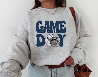 Dallas Sweatshirt, Cowboy Shirt, Vintage Dallas Football Crewneck, Cowboy Shirt for Woman, Cowboy Football, Dallas Fan Gift, Game Day Shirt