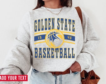 Golden State Warrior, Vintage Golden State Warrior Sweatshirt \ T-Shirt, Warriors Sweater, Warriors T-Shirt, Vintage Basketball Fan Shirt