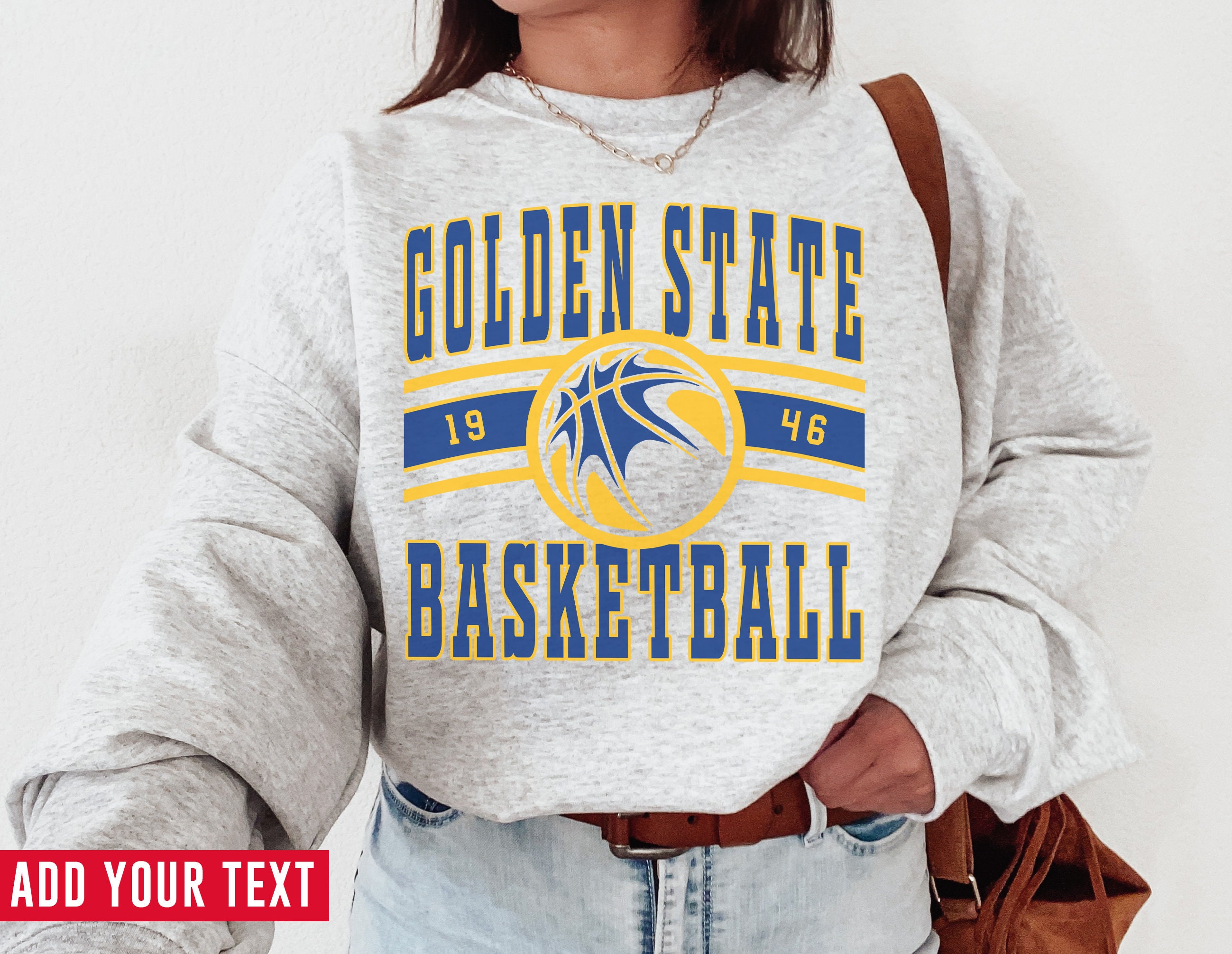 90's Golden State Warriors NBA Champion Reverse Weave Crewneck Sweatshirt  Size XL – Rare VNTG