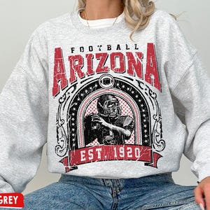 Vintage Style Arizona Cardinal Fussball Rundhals Sweatshirt / T-Shirt, Retro Arizona Football, Kardinal Shirt, Sonntag Fussball, Kardinal Geschenk