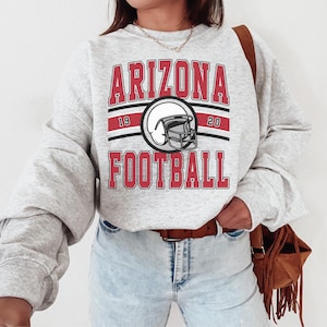 Sudadera/camiseta vintage de cuello redondo de fútbol de los Arizona Cardinals, sudadera de los Arizona Cardinals, camiseta de los Cardinals, camiseta de fútbol de Arizona