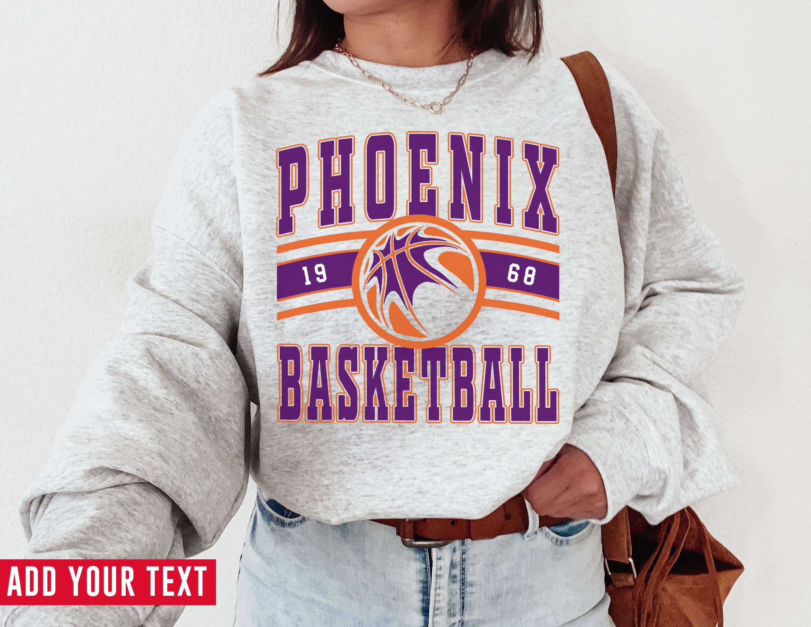 Phoenix Suns Basketball Team Retro Logo Vintage Recycled Arizona License  Plate Art T-Shirt