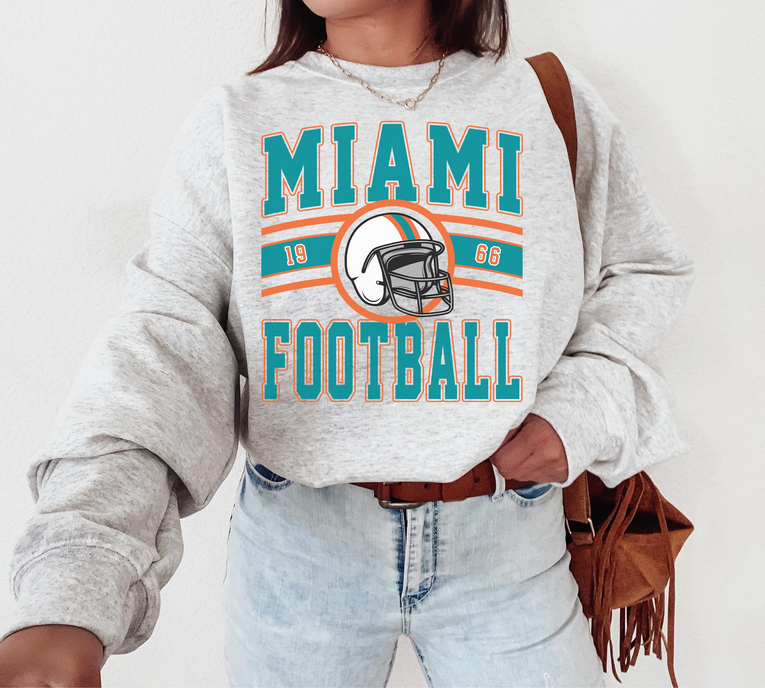 Miami dolphins womens sweatshirt 2025