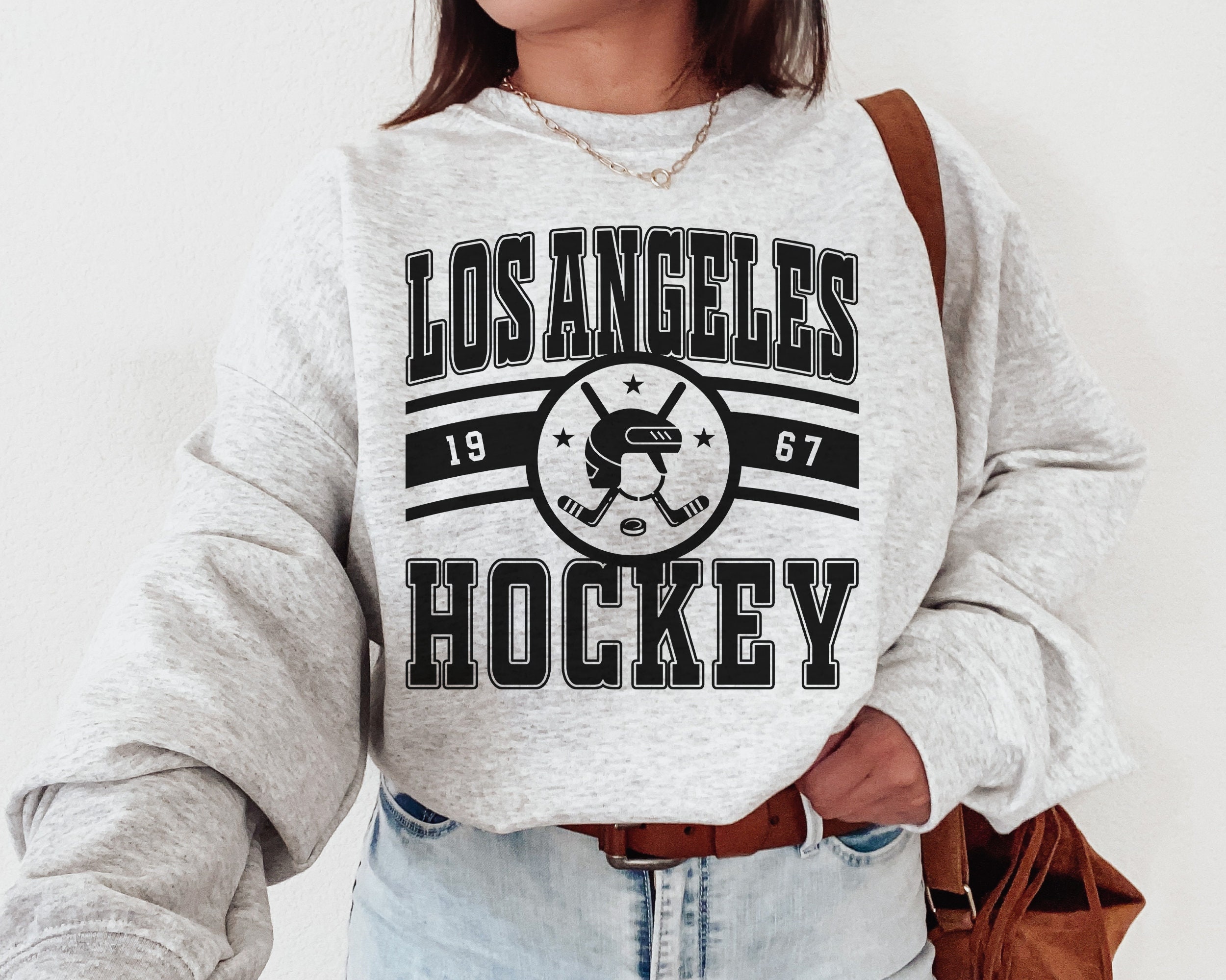 Tags Weekly Womens La Kings Graphic T-Shirt, Beige