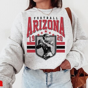 Sudadera/camiseta de cuello redondo de fútbol de los Arizona Cardinals de estilo vintage, camiseta Cardinal
