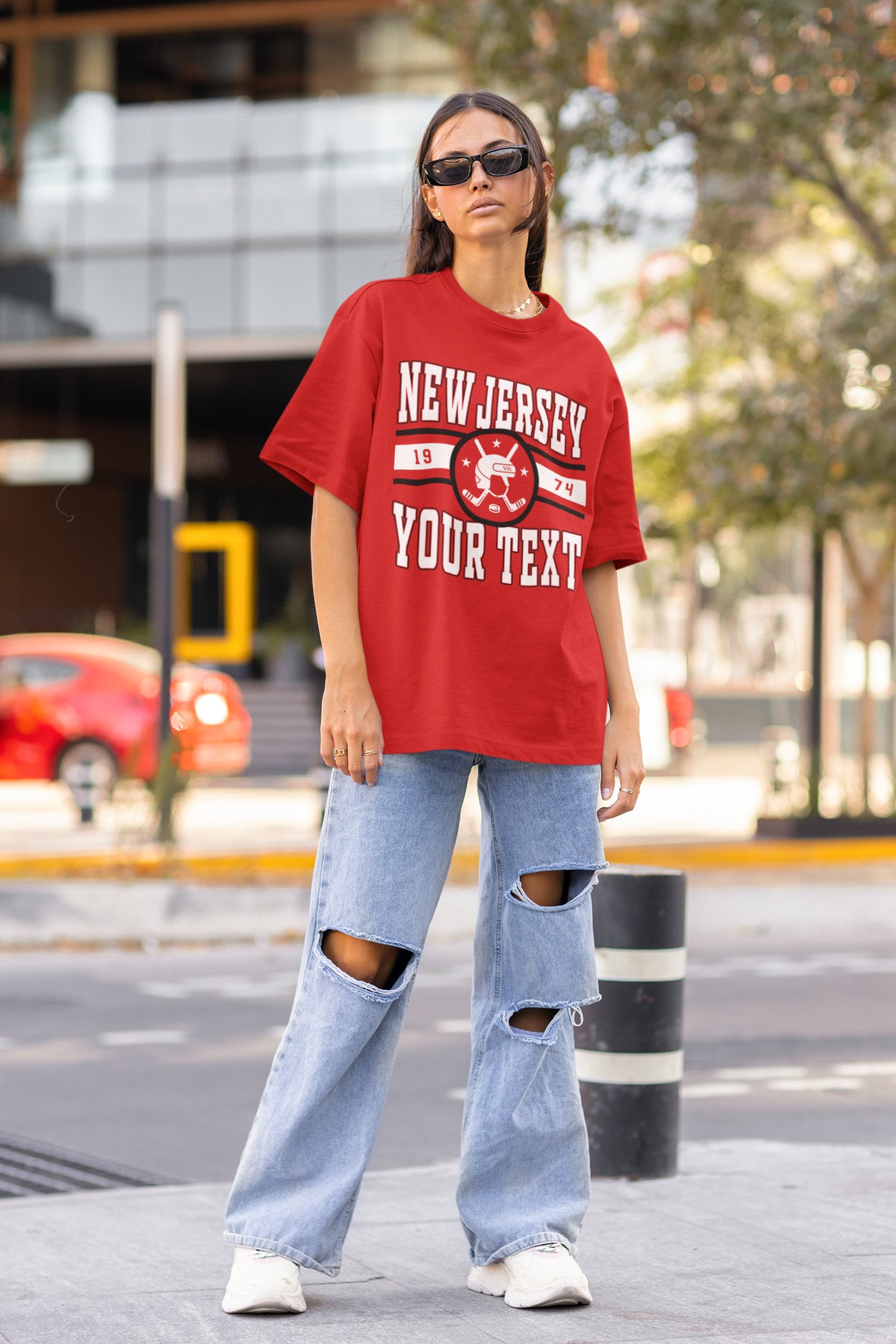 Vintage New Jersey Devil Sweatshirt T-shirt New Jersey 