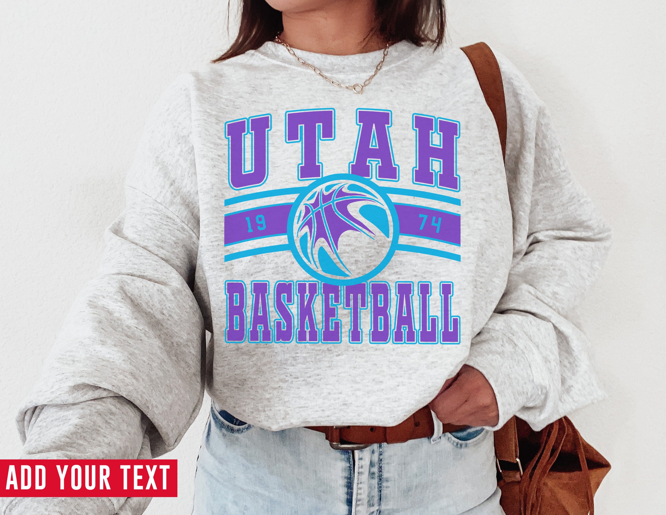 Vintage Utah Jazz Sweatshirt, Utah Basketball Hoodie, Vintag - Inspire  Uplift