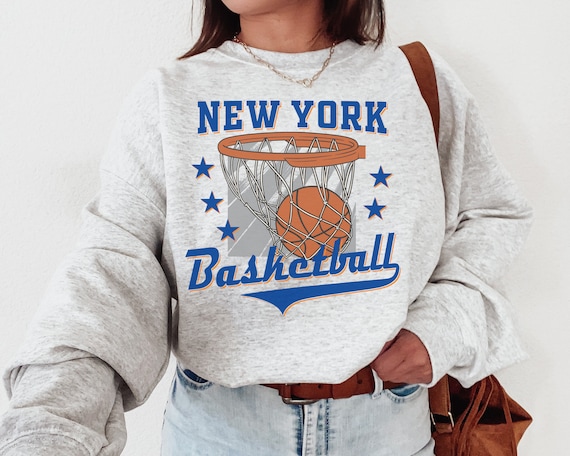 Buy New York Knick, Vintage New York Knick Sweatshirt T-shirt, New York  Basketball Shirt, Knicks T-shirt, Basketball Fan Shirt, Retro New York  Online in India 