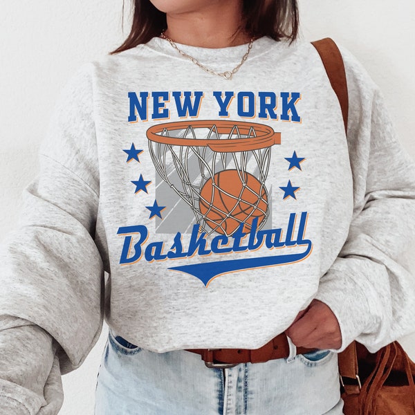 Knicks Sweatshirt Vintage Etsy