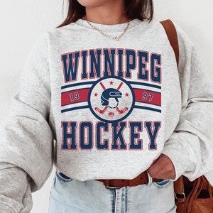 Vintage Winnipeg Jets National Hockey League long sleeve T-shirt