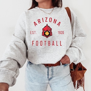Sudadera/camiseta con cuello redondo de los Arizona Cardinals, camiseta de fútbol de Arizona, camiseta de los Cardinals, suéter de fútbol de Arizona