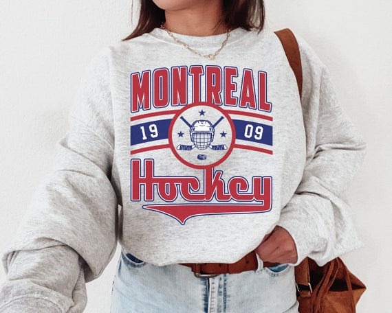 Vintage Montreal Canadien Sweatshirt T shirt Canadiens Sweater Canadiens Shirt Hockey Fan Shirt Vintage Montreal Hockey Montreal 1909 Etsy Canada