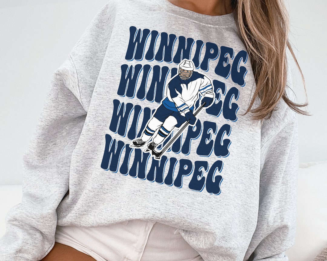 Retro Winnipeg Jet Sweatshirt Tshirt, Jets Sweater, Jets Tshirt