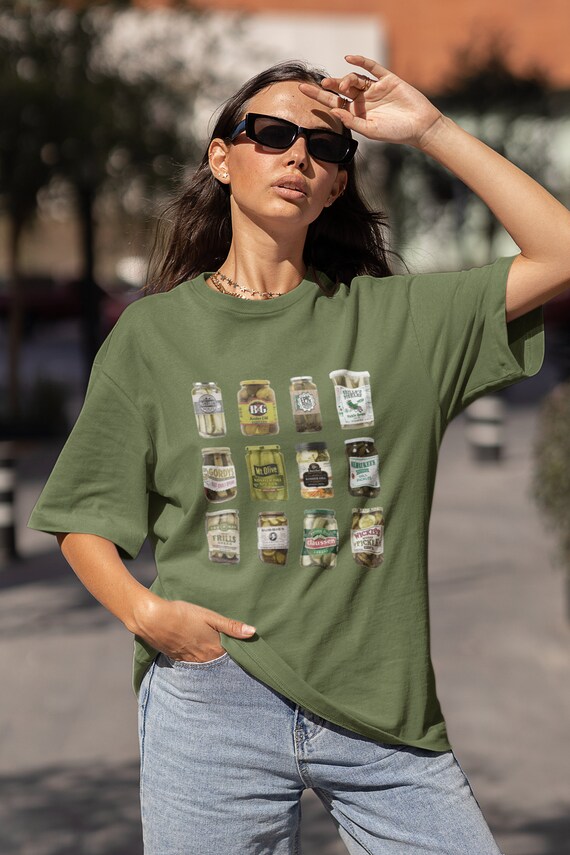 Vintage Canned Pickles Sweatshirt T-shirt Pickle Lovers - Etsy