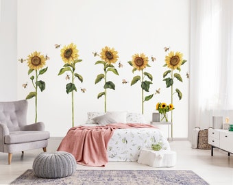 Sunflower Wall Decals