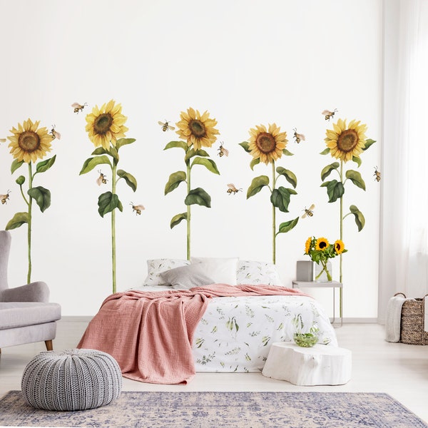 Sunflower Wall Decals