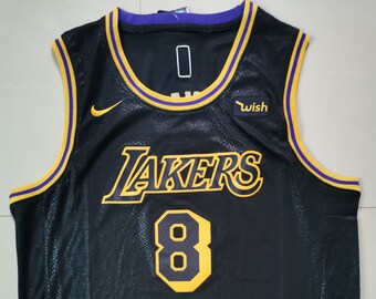 kobe bryant black number 8 jersey
