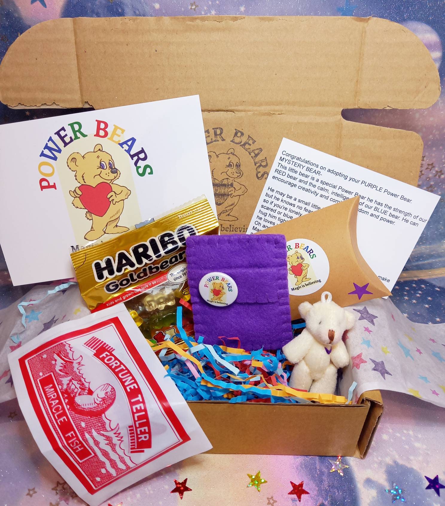 Purple Mystery Bear To Help With Creativity Mental Health Etsy Denmark