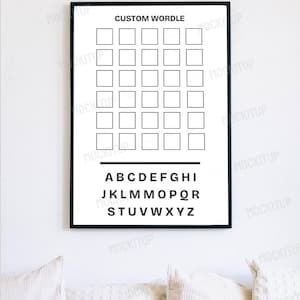 Custom Wordle Worksheets, New York Times Game. Wordle Today, NYT Wordle, NYT word games, Wordle Puzzle, Wordle Word Games, daily Wordle