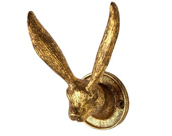 Vintage Bunny Rabbit Ears Hare Coat Hook Hooks Wall Mounted Door Hook Hanger for