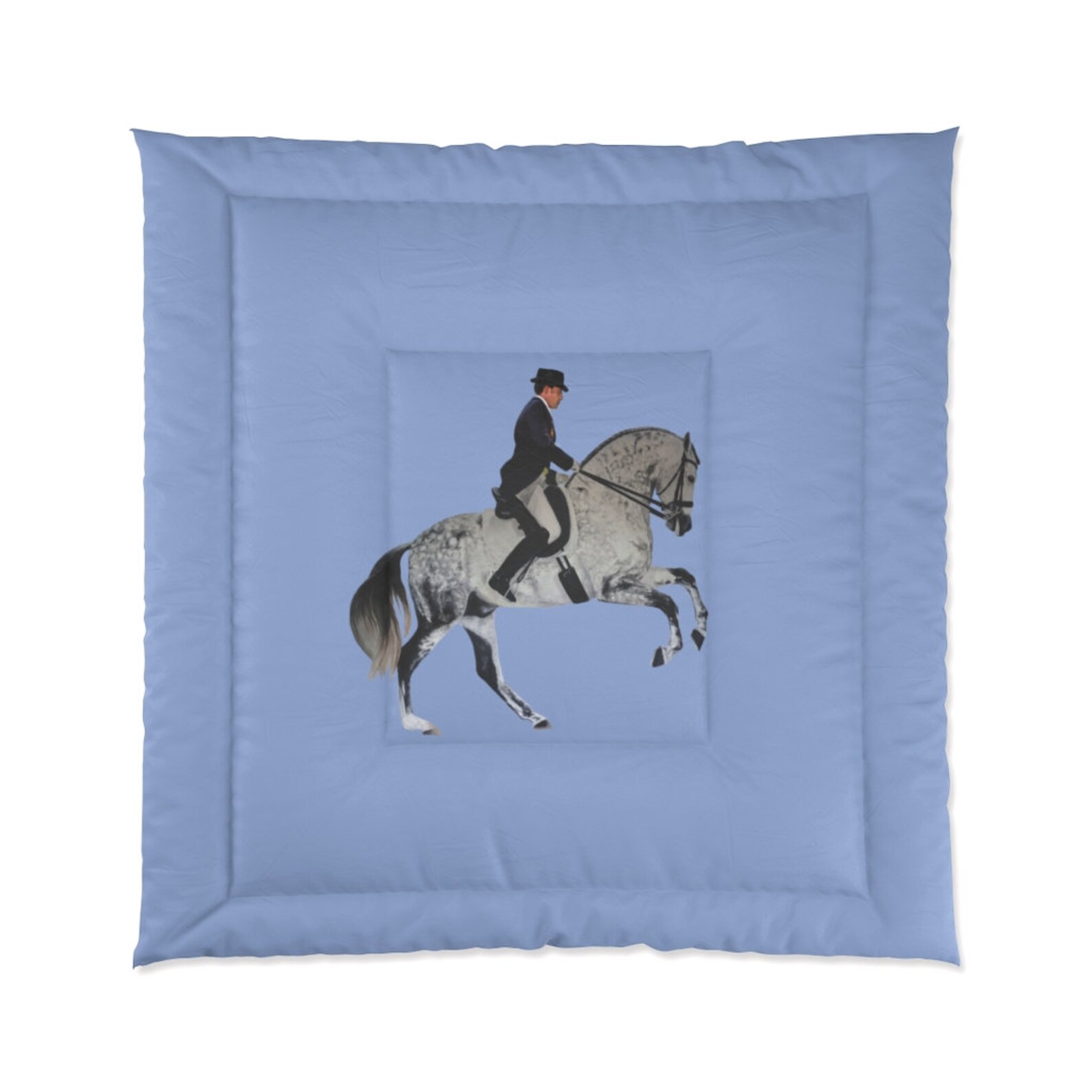Dressage Comforter Horse Comforter Horse Duvet Horse Bedspread Etsy