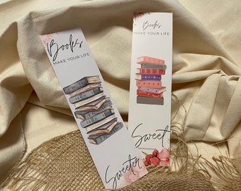 Book Bookmark Marking Books • Gift for Readers • Journaling • Bookmarker Paper • Book Lovers Gift