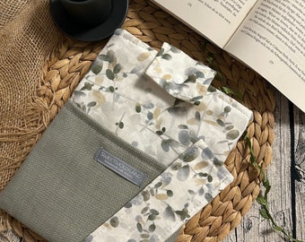 Autumn book cover fabric • book cover with canvas • book bag padded book bag • book accessories bookmarks book sleeves booksleeves