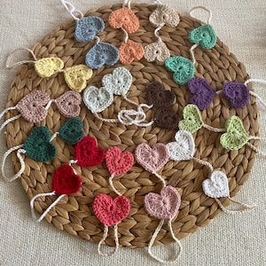 Crocheted umbilical cord ribbon • Packet of 10 umbilical cord ribbons • Umbilical cord tie for birth • Rainbow midwife umbilical cord umbilical clamp