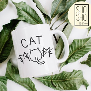 Cat Mom SVG, Kitten SVG, Cat Lady svg, Cat Lover SVG, Cut file Cricut Silhouette, png svg cat, Cat Mama svg, Muttertag svg