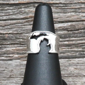 Sterling Silver Michigan Band Ring