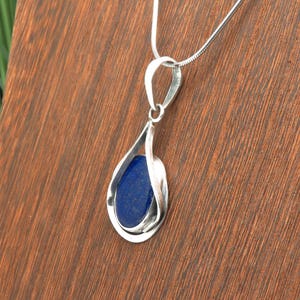 Lapis Lazuli Pendant Sterling Silver