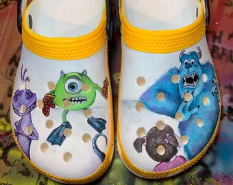 custom painted crocs