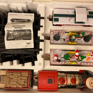 Santaland musical holiday train set sale