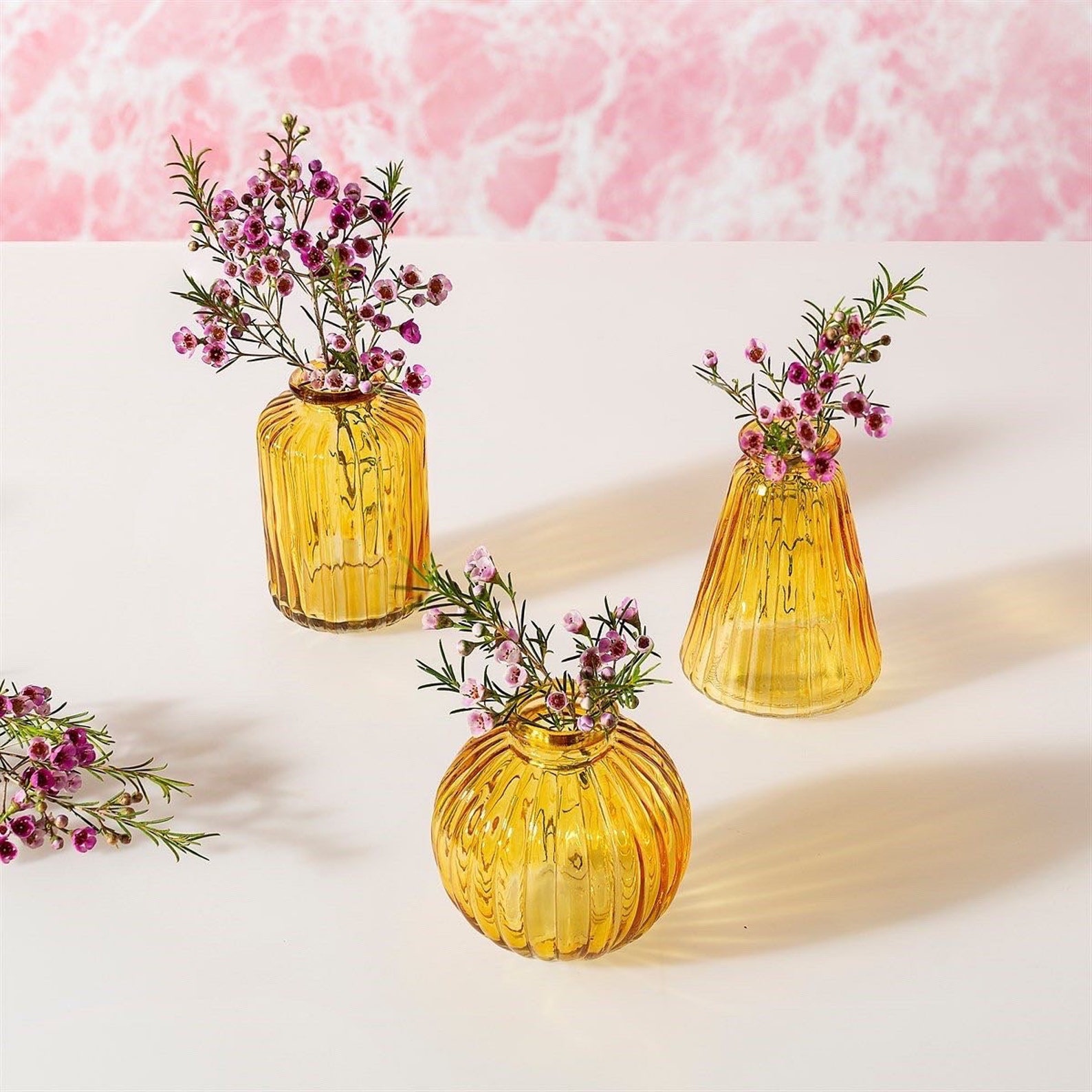 Sass & Belle Set of Three Bud Vases Etsy UK
