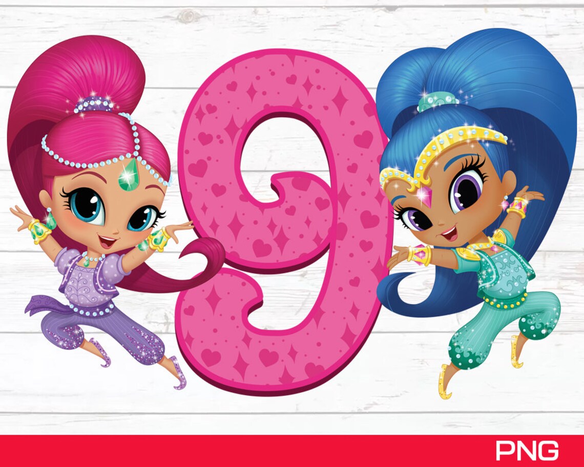 Shimmer and Shine Birthday Girl Shimmer and Shine Birthday | Etsy